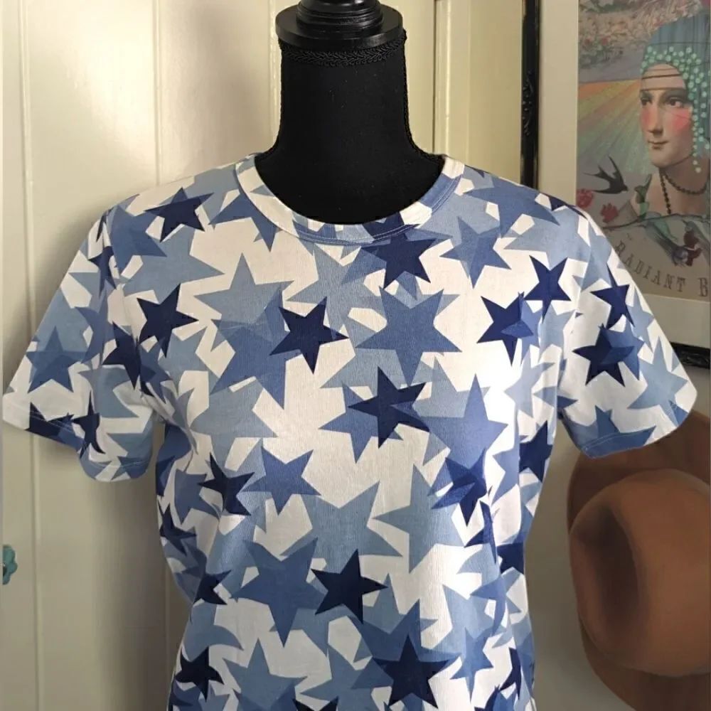 Pendleton Originals Stars Graphic Print Classic Celestial T-Shirt Top SM - Picture 3 of 9